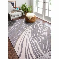 Greenwich Grey 4 ft. x 6 ft. (3'9" x 5'9") Abstract Contemporary Accent Rug by BASHIAN -BASHIAN Shop grey bashian area rugs 649652279299 31 1000