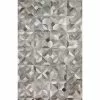 Santa Fe Grey 9 ft. x 12 ft. Geometric Contemporary Area Rug by BASHIAN