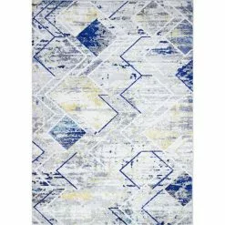 Everek Grey 8 ft. x 10 ft. (7'6" x 9'6") Abstract Transitional Area Rug by BASHIAN