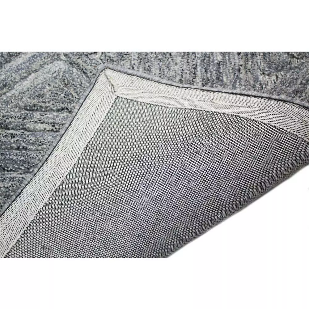 Verona Grey 3 ft. x 8 ft. Geometric Transitional Runner Rug by BASHIAN 3 Verona Grey 3 ft. x 8 ft. Geometric Transitional Runner Rug by BASHIAN - Image 3