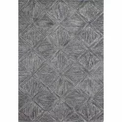 Verona Grey 3 ft. x 8 ft. Geometric Transitional Runner Rug by BASHIAN