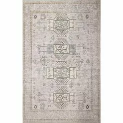 Impressions Gray 8 ft. x 10 ft. Geometric Transitional Area Rug by BASHIAN