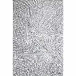Valencia Grey 3 ft. x 8 ft. Geometric Transitional Runner Rug by BASHIAN