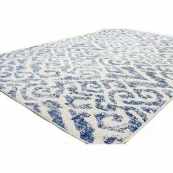 Everek Grey/Blue 8 ft. x 10 ft. (7'6" x 9'6") Abstract Transitional Area Rug by BASHIAN -BASHIAN Shop grey blue bashian area rugs 649652300351 31 1000