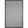 Lanai Grey/Blue 8 ft. x 10 ft. (7 ft. 10 in. x 10 ft.) Geometric Transitional Indoor/Outdoor Area Rug by BASHIAN