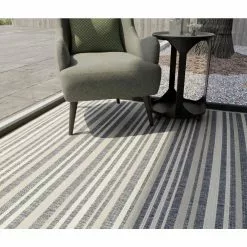 Lanai Grey/Blue 9 ft. x 12 ft. (8 ft. 6 in. x 11 ft. 6 in.) Geometric Transitional Indoor/Outdoor Area Rug by BASHIAN 11 Lanai Grey/Blue 9 ft. x 12 ft. (8 ft. 6 in. x 11 ft. 6 in.) Geometric Transitional Indoor/Outdoor Area Rug by BASHIAN -BASHIAN Shop grey blue bashian area rugs 649652311012 31 1000