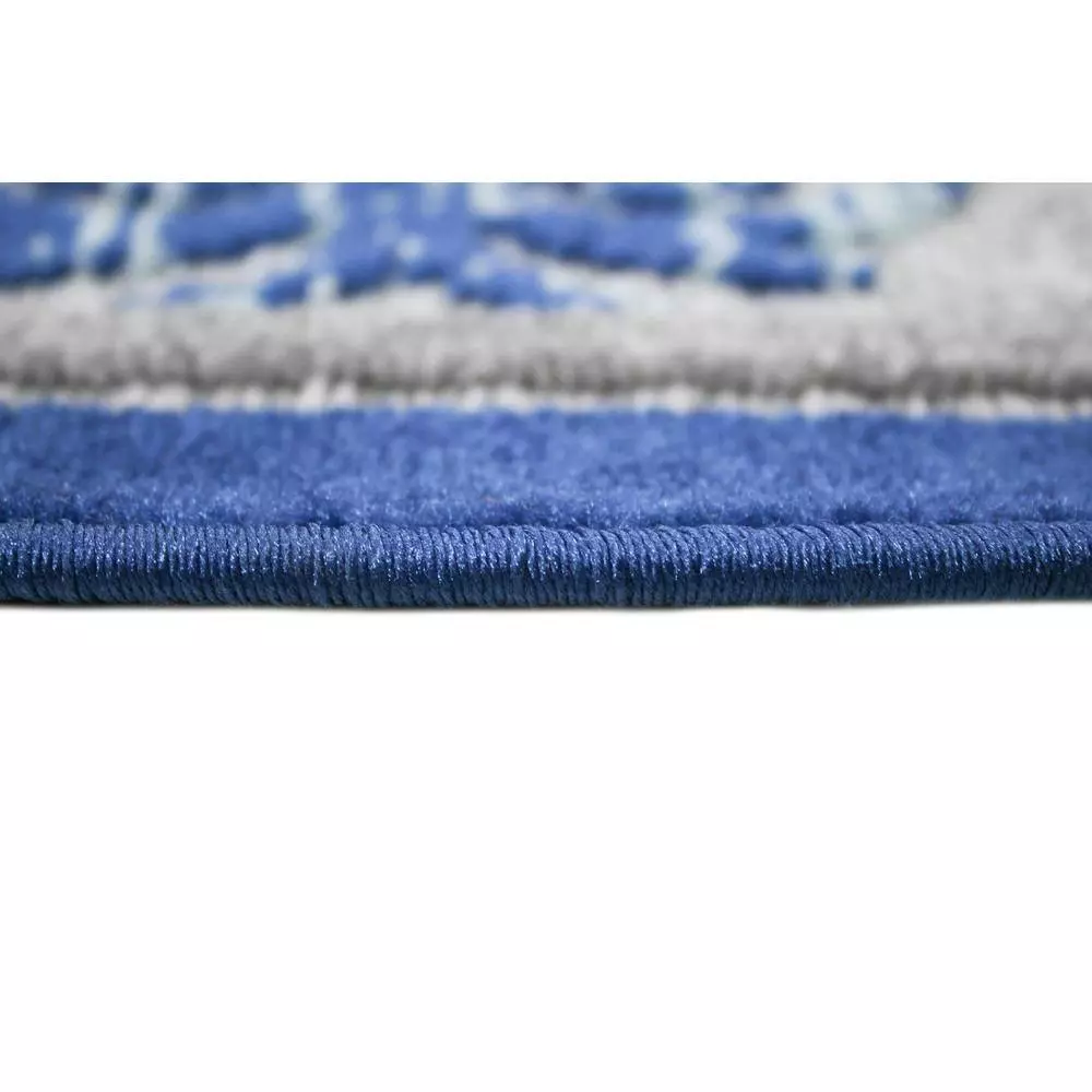 Veranda Grey/Blue 7.6 ft. x 9.6 ft. Floral Transitional Area Rug by BASHIAN 5 Veranda Grey/Blue 7.6 ft. x 9.6 ft. Floral Transitional Area Rug by BASHIAN - Image 5