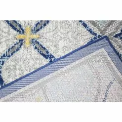 Veranda Grey/Blue 7.6 ft. x 9.6 ft. Floral Transitional Area Rug by BASHIAN 8 Veranda Grey/Blue 7.6 ft. x 9.6 ft. Floral Transitional Area Rug by BASHIAN -BASHIAN Shop grey blue bashian outdoor rugs 649652304434 c3 1000