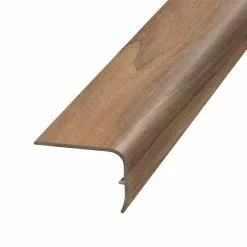 Honey 1.32 in. Thick x 1.88 in. Wide x 78.7 in. Length Vinyl Stair Nose Molding by PERFORMANCE ACCESSORIES