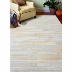 Santa Fe Ivory 8 ft. x 10 ft. Striped Contemporary Area Rug by BASHIAN 11 Santa Fe Ivory 8 ft. x 10 ft. Striped Contemporary Area Rug by BASHIAN -BASHIAN Shop ivory bashian area rugs 649652122489 31 1000