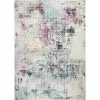 Everek Ivory 4 ft. x 6 ft. (3'6" x 5'6") Abstract Transitional Accent Rug by BASHIAN