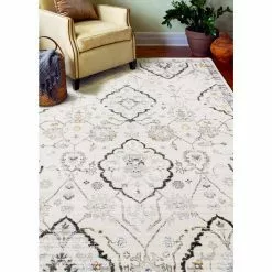 Sevilla Ivory 9 ft. x 12 ft. (8 ft. 6 in. x 11 ft. 6 in.) Floral Transitional Area Rug by BASHIAN -BASHIAN Shop ivory bashian area rugs 649652305097 31 1000