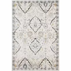 Sevilla Ivory 9 ft. x 12 ft. (8 ft. 6 in. x 11 ft. 6 in.) Floral Transitional Area Rug by BASHIAN