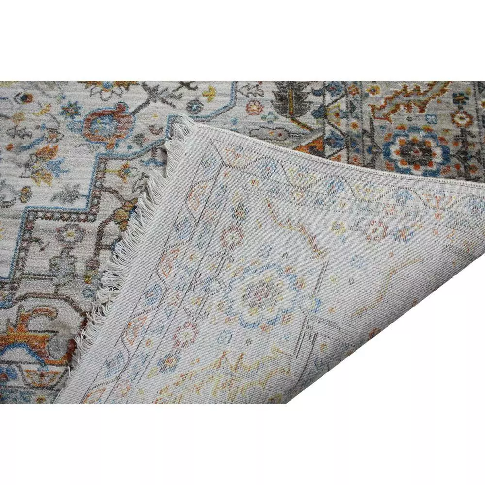 Century Ivory 4 ft. x 6 ft. (3'6" x 5'6") Geometric Transitional Accent Rug by BASHIAN 3 Century Ivory 4 ft. x 6 ft. (3'6" x 5'6") Geometric Transitional Accent Rug by BASHIAN - Image 3