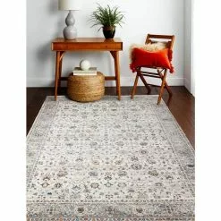 Century Ivory 8 ft. x 10 ft. (7'9" x 9'9") Floral Transitional Area Rug by BASHIAN -BASHIAN Shop ivory bashian area rugs 649652308494 31 1000