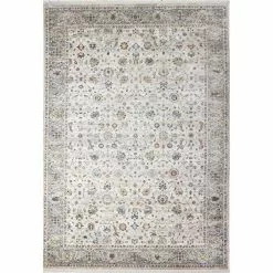 Century Ivory 8 ft. x 10 ft. (7'9" x 9'9") Floral Transitional Area Rug by BASHIAN