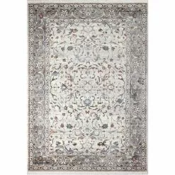 Century Ivory 10 ft. x 13 ft. (9'6" x 13'2") Floral Transitional Area Rug by BASHIAN