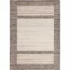 Savannah Ivory/Beige 5 ft. x 8 ft. (5' x 7'6") Geometric Contemporary Area Rug by BASHIAN