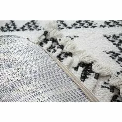 Navajo Ivory/Black 3 ft. x 8 ft. (2'6" x 8') Geometric Contemporary Runner Rug by BASHIAN 6 Navajo Ivory/Black 3 ft. x 8 ft. (2'6" x 8') Geometric Contemporary Runner Rug by BASHIAN -BASHIAN Shop ivory black bashian area rugs 649652296197 66 1000