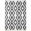 Navajo Ivory/Black 9 ft. x 12 ft. (8'6" x 11'6") Geometric Contemporary Area Rug by BASHIAN