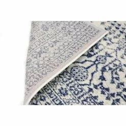 Everek Ivory/Blue 3 ft. x 8 ft. (2'6" x 8') Geometric Transitional Runner by BASHIAN -BASHIAN Shop ivory blue bashian area rugs 649652251912 66 1000