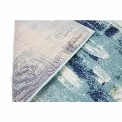 Everek Ivory/Blue 8 ft. x 10 ft. (7'6" x 9'6") Abstract Contemporary Area Rug by BASHIAN -BASHIAN Shop ivory blue bashian area rugs 649652252049 66 1000
