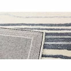 Greenwich Ivory/Blue 4 ft. x 6 ft. (3'9" x 5'9") Geometric Transitional Accent Rug by BASHIAN -BASHIAN Shop ivory blue bashian area rugs 649652254746 c3 1000