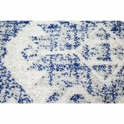 Mayfair Ivory/Blue 4 ft. x 6 ft. (3'6" x 5'6") Geometric Transitional Accent Rug by BASHIAN -BASHIAN Shop ivory blue bashian area rugs 649652294698 fa 1000