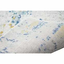 Everek Ivory/Blue 8 ft. x 10 ft. (7'6" x 9'6") Abstract Transitional Area Rug by BASHIAN -BASHIAN Shop ivory blue bashian area rugs 649652300405 66 1000