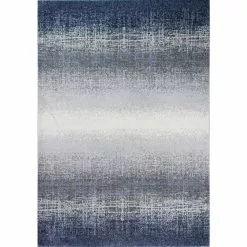 Aspen Ivory/Blue 8 ft. x 10 ft. (7'6" x 9'6") Geometric Transitional Area Rug by BASHIAN