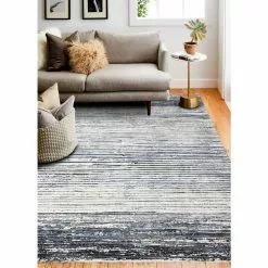 Cambridge Ivory/Blue 3 ft. x 8 ft. (2'6" x 8') Striped Contemporary Runner by BASHIAN 11 Cambridge Ivory/Blue 3 ft. x 8 ft. (2'6" x 8') Striped Contemporary Runner by BASHIAN -BASHIAN Shop ivory blue bashian area rugs 649652306124 31 1000