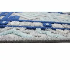 Veranda Ivory/Blue 8.6 ft. x 11.6 ft. Geometric Transitional Area Rug by BASHIAN -BASHIAN Shop ivory blue bashian outdoor rugs 649652304533 1f 1000