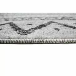 Tangier Ivory/Charcoal 4 ft. x 6 ft. (3 ft. 6 in. x 5 ft. 6 in.) Geometric Contemporary Accent Rug by BASHIAN -BASHIAN Shop ivory charcoal bashian area rugs 649652307916 44 1000