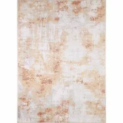 Everek Ivory/Gold 9 ft. x 12 ft. Abstract Transitional Area Rug by BASHIAN