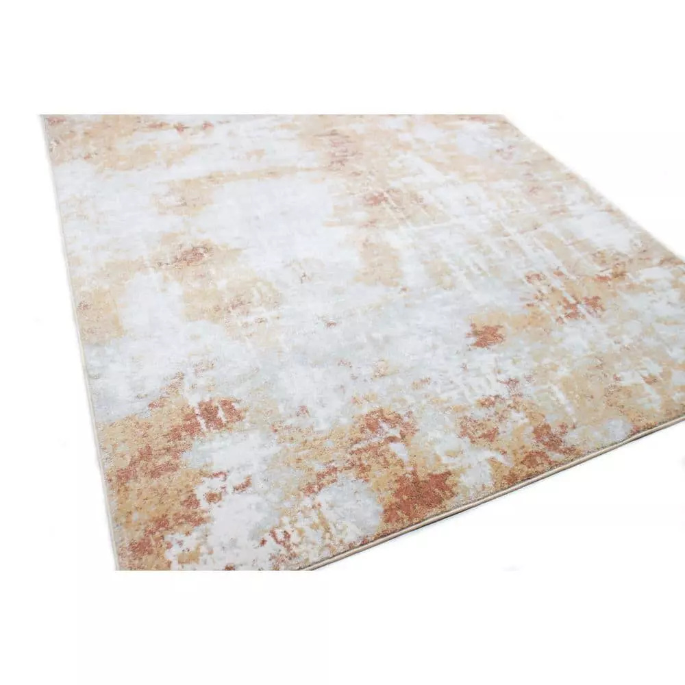 Everek Ivory/Gold 9 ft. x 12 ft. Abstract Transitional Area Rug by BASHIAN 2 Everek Ivory/Gold 9 ft. x 12 ft. Abstract Transitional Area Rug by BASHIAN - Image 2