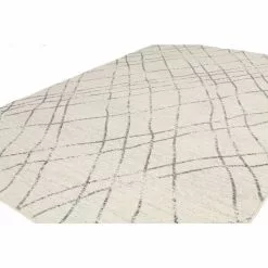 Everek Ivory/Grey 3 ft. x 8 ft. (2'6" x 8') Geometric Contemporary Runner Rug by BASHIAN -BASHIAN Shop ivory grey bashian area rugs 649652241012 31 1000