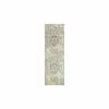 Everek Ivory/Grey 3 ft. x 8 ft. (2'6" x 8') Abstract Transitional Runner by BASHIAN