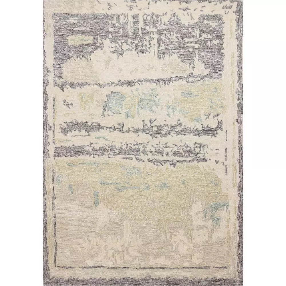 Norwalk Ivory/Grey 5 ft. x 8 ft. (5 ft. x 7 ft. 6 in.) Abstract Contemporary Area Rug by BASHIAN 1 Norwalk Ivory/Grey 5 ft. x 8 ft. (5 ft. x 7 ft. 6 in.) Abstract Contemporary Area Rug by BASHIAN