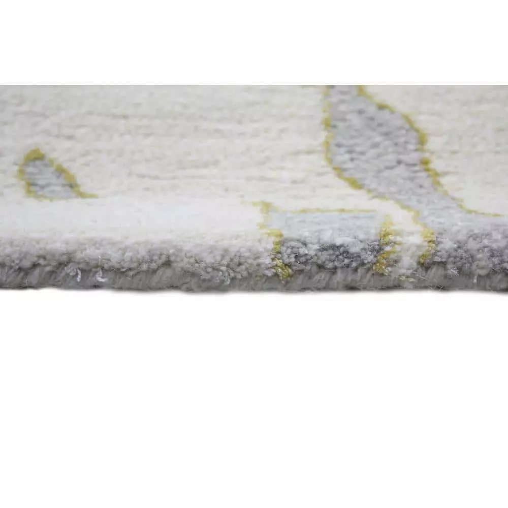 Greenwich Ivory/Grey 9 ft. x 12 ft. (8'6" x 11'6") Abstract Contemporary Area Rug by BASHIAN 5 Greenwich Ivory/Grey 9 ft. x 12 ft. (8'6" x 11'6") Abstract Contemporary Area Rug by BASHIAN - Image 5