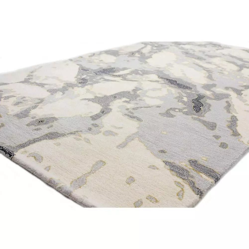 Greenwich Ivory/Grey 9 ft. x 12 ft. (8'6" x 11'6") Abstract Contemporary Area Rug by BASHIAN 2 Greenwich Ivory/Grey 9 ft. x 12 ft. (8'6" x 11'6") Abstract Contemporary Area Rug by BASHIAN - Image 2