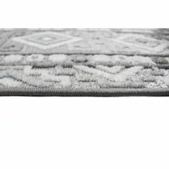 Veranda Ivory/Grey 2.6 ft. x 8 ft. Geometric Transitional Area Rug by BASHIAN -BASHIAN Shop ivory grey bashian outdoor rugs 649652304557 1f 1000