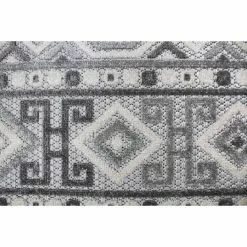 Veranda Ivory/Grey 2.6 ft. x 8 ft. Geometric Transitional Area Rug by BASHIAN -BASHIAN Shop ivory grey bashian outdoor rugs 649652304557 4f 1000