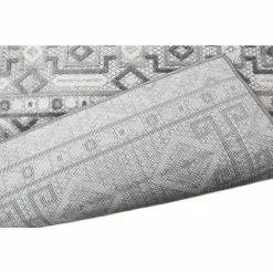 Veranda Ivory/Grey 2.6 ft. x 8 ft. Geometric Transitional Area Rug by BASHIAN -BASHIAN Shop ivory grey bashian outdoor rugs 649652304557 c3 1000