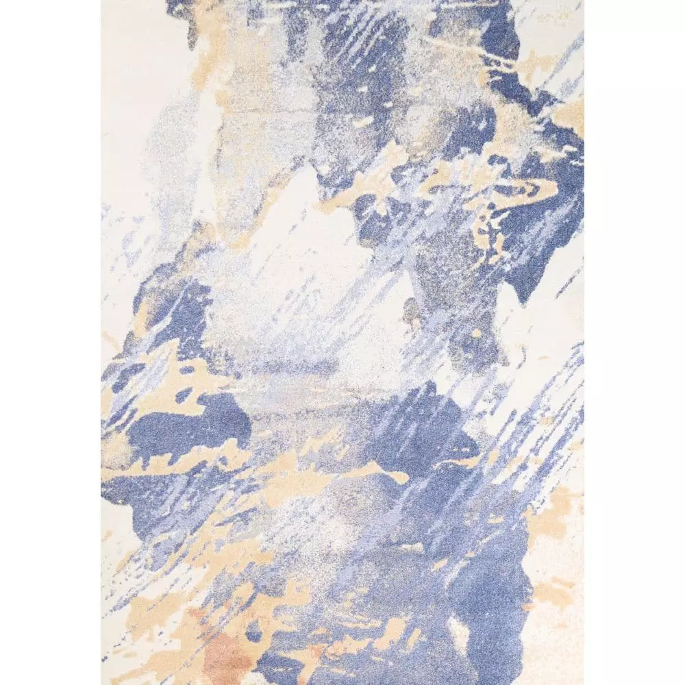 Everek Ivory/Multi 5 ft. x 8 ft. Abstract Transitional Area Rug by BASHIAN 1 Everek Ivory/Multi 5 ft. x 8 ft. Abstract Transitional Area Rug by BASHIAN