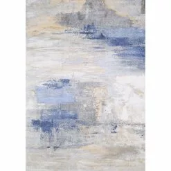 Everek Ivory/Multi 5 ft. x 8 ft. Abstract Transitional Area Rug by BASHIAN