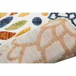 Veranda Ivory/Rust 5 ft. x 7.6 ft. Floral Transitional Area Rug by BASHIAN -BASHIAN Shop ivory rust bashian outdoor rugs 649652304625 c3 1000