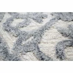 Verona Ivory/Slate 5 ft. x 8 ft. (5 ft. x 7 ft. 6 in.) Geometric Transitional Area Rug by BASHIAN -BASHIAN Shop ivory slate bashian area rugs 649652305271 1f 1000