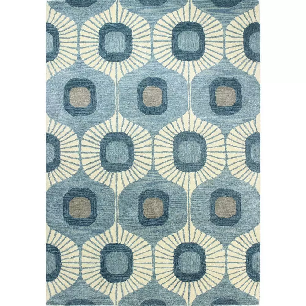Chelsea Lt. Blue 9 ft. x 12 ft. (8'6" x 11'6") Geometric Contemporary Area Rug by BASHIAN 1 Chelsea Lt. Blue 9 ft. x 12 ft. (8'6" x 11'6") Geometric Contemporary Area Rug by BASHIAN