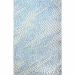 Greenwich Lt. Blue 6 ft. x 9 ft. (5'6" x 8'6") Abstract Contemporary Area Rug by BASHIAN