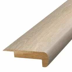 Macadamia 0.75 in. T x 2.37 in. W x 78.7 in. L Laminate Stair Nose Molding by PERFORMANCE ACCESSORIES